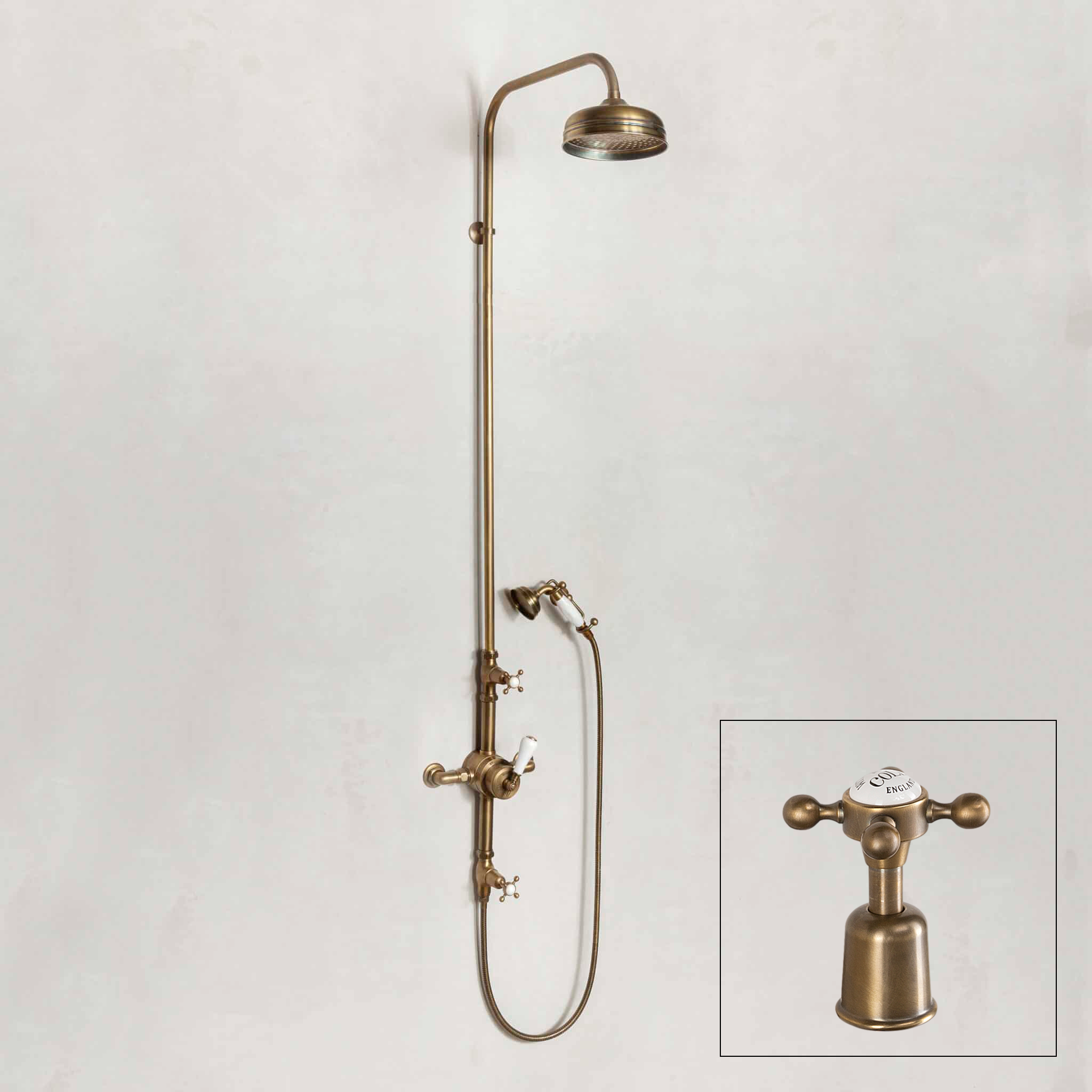 Antique Brass Shower Faucets Chatsworth 1928 Antique Brass Traditional