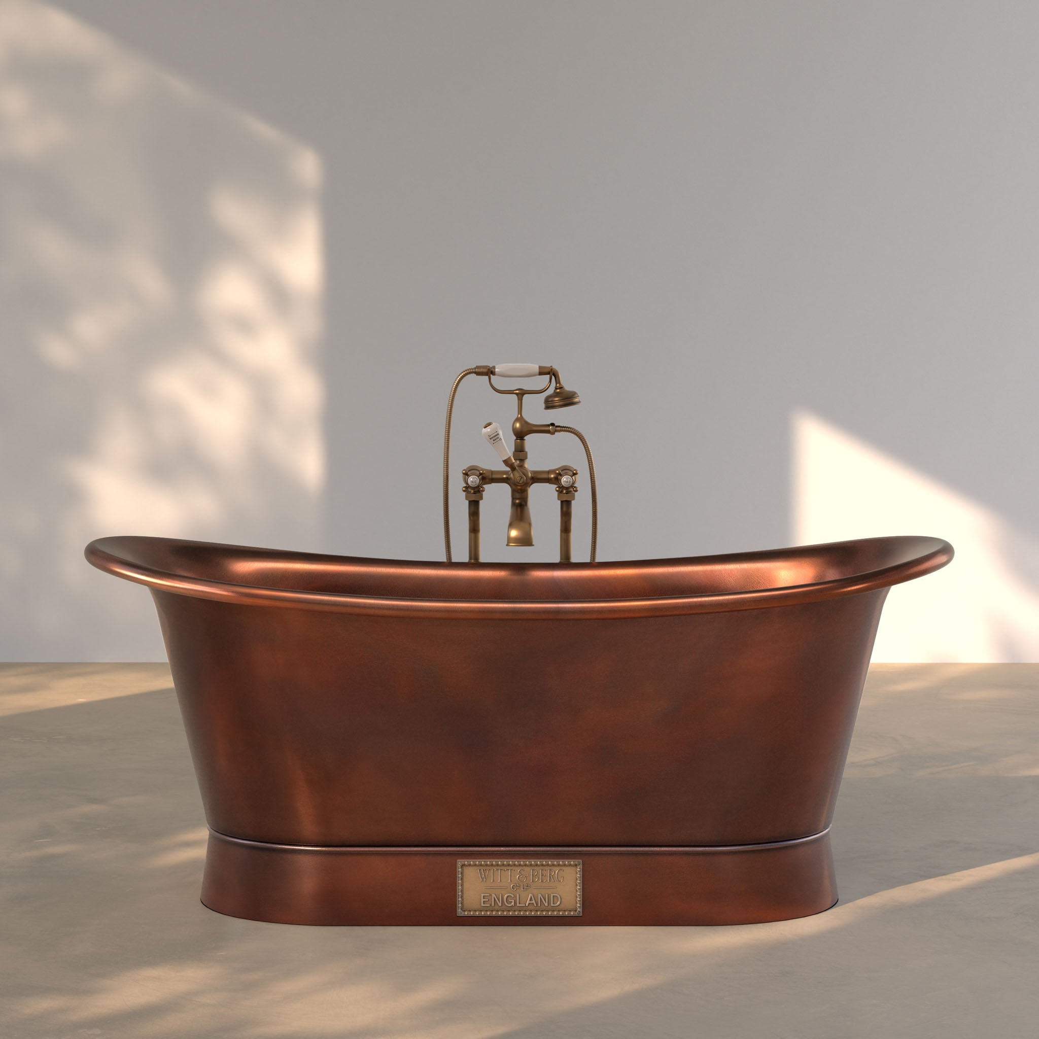 Babington Antique Copper Freestanding Bath